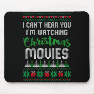 Mousepad Não Posso Ouvir Você Estou Assistindo Filmes De Na
