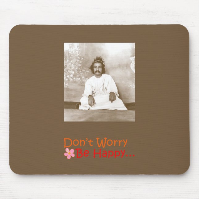 Mousepad Não preocupe o tapete do rato (Frente)