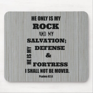 Mousepad Não serei Bíblia Móvel Verso