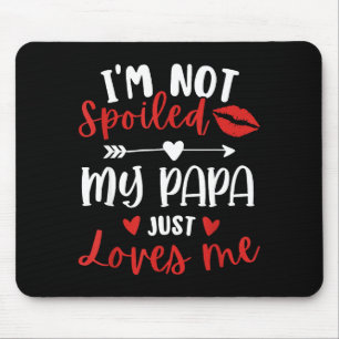 Mousepad Não Silenciei Meu Papai Me Ama Filha Filho Família