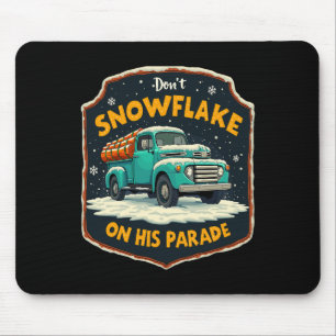 Mousepad Não Snowflake Em Sua Parada Pro Trump Snow Remova