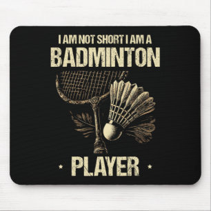 Mousepad Não Sou Curta, Sou Um Jogador De Badminton Cutado.