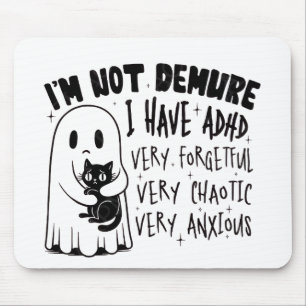 Mousepad Não Sou Muito Recatada, Tenho um Rato Fantasma com