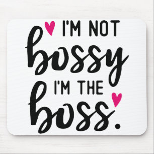 Mousepad Não sou o chefe. Sou o chefe.