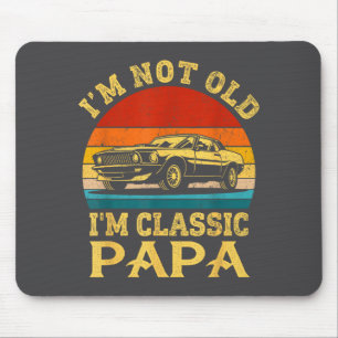 Mousepad Não sou velho, sou Clic Papai Citação engraçada de