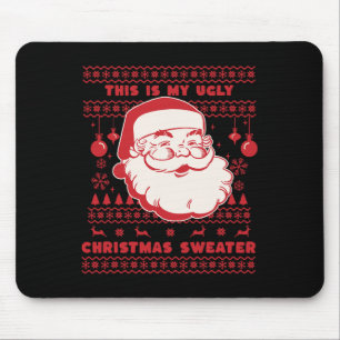 Mousepad Não tão feio Papais noeis de Natal da família Xmas