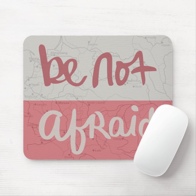 Mousepad Não tenha medo (Com mouse)