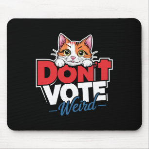 Mousepad Não Voto Gato Idiota, Criança, Lady Funny Kamala 2