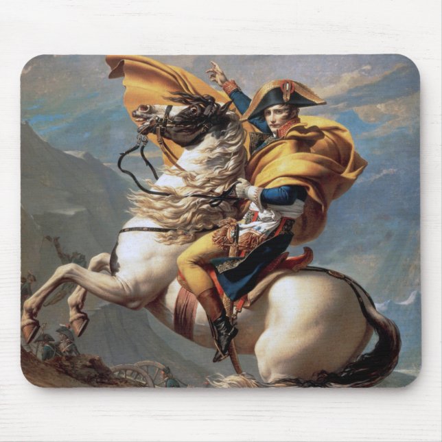 Mousepad Napoleão atravessando os Alpes, Jacques-Louis Davi (Frente)