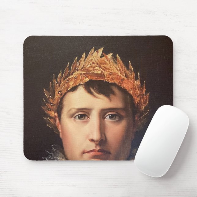 Mousepad Napoleão Laurel-Wreath Crowned Hero (Com mouse)