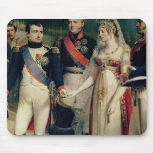 Mousepad Napoleon Bonaparte que recebe a rainha Louisa