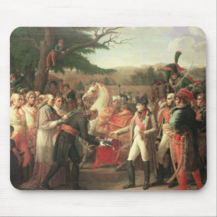 Mousepad Napoleon Bonaparte que recebe as chaves
