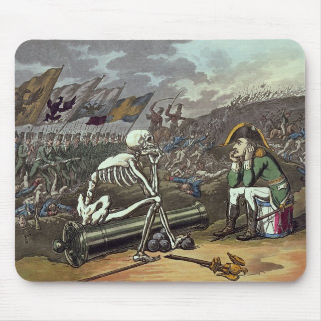 Mousepad Napoleon e esqueleto, 18o (Frente)