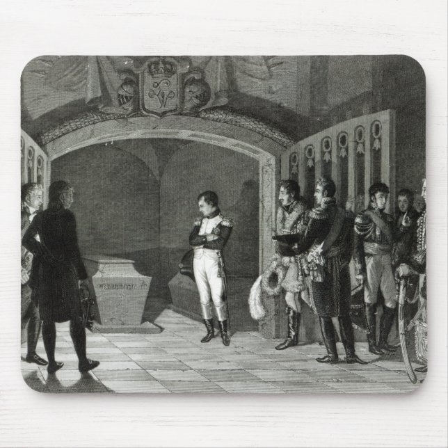 Mousepad Napoleon que Meditating antes do túmulo (Frente)