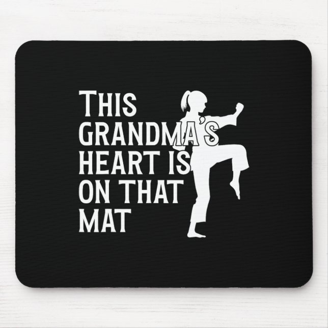 Mousepad Naquela Vovó Mat Karate Orgulhosa... (Frente)