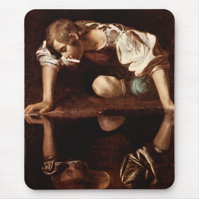 Mousepad Narciso por Caravaggio (Frente)