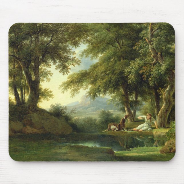 Mousepad Narciso que admira sua reflexão (Frente)