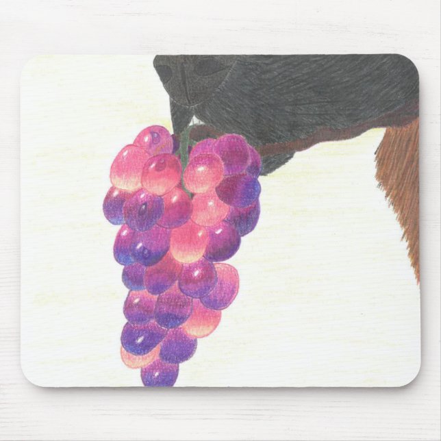 Mousepad nariz e uva (Frente)