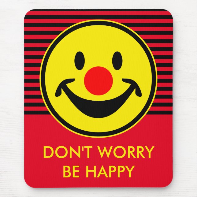 Mousepad Nariz vermelho - amarelo + suas ideias (Frente)