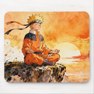 Mousepad Naruto Watercolor Anime Art