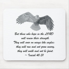 Mousepad Nas asas como Eagles - é o 40:31