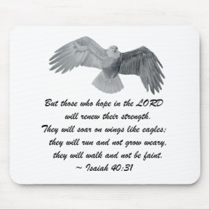 Mousepad Nas asas como Eagles - é o 40:31