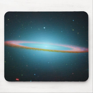 Mousepad NASA - A galáxia do Sombrero na luz infra-vermelha