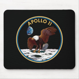 Mousepad NASA Apollo 11 Landing Landing Lunar Patch Insigni