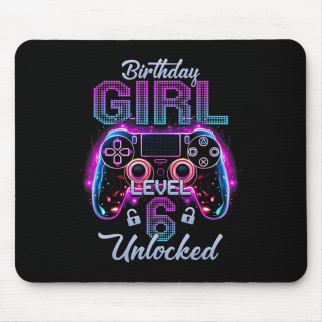 Mousepad Nascença do 6 de jogos de vídeo desbloqueados níve (Frente)