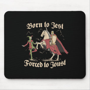 Mousepad Nascer A Jest Forçado A Joust, Vintage Gra Medieva
