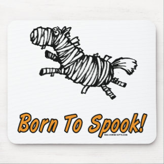Mousepad Nascer ao cavalo do Dia das Bruxas do susto!