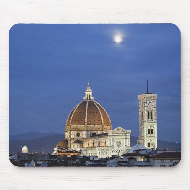 Mousepad Nascer da lua e Catedral de Florença, Basílica de (Frente)