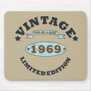 Mousepad nascer de aniversário de 1969