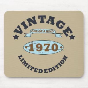 Mousepad Nascer de aniversário de 1970