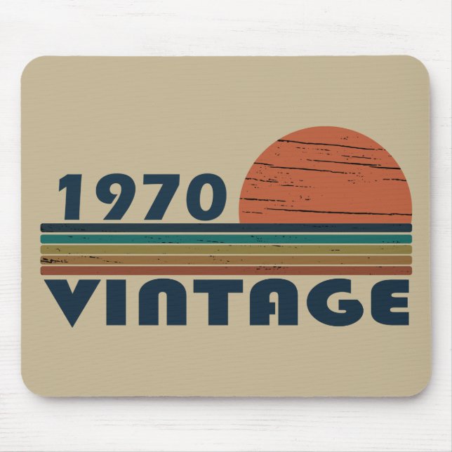 Mousepad Nascer de aniversário de 1970 (Frente)