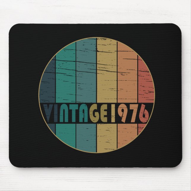 Mousepad Nascer de aniversário de 1976 (Frente)