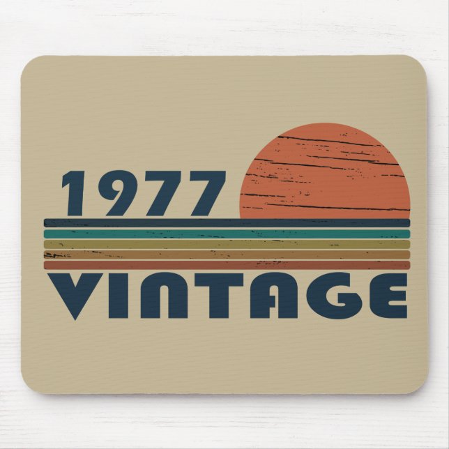 Mousepad nascer de aniversário de 1977 (Frente)