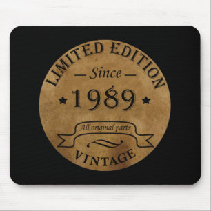 Mousepad nascer de aniversário de 1989
