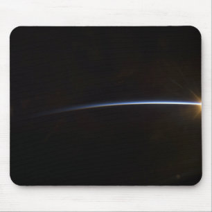 Mousepad Nascer do sol como visto no espaço