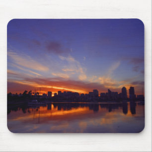 Mousepad Nascer do sol da baía de San Diego