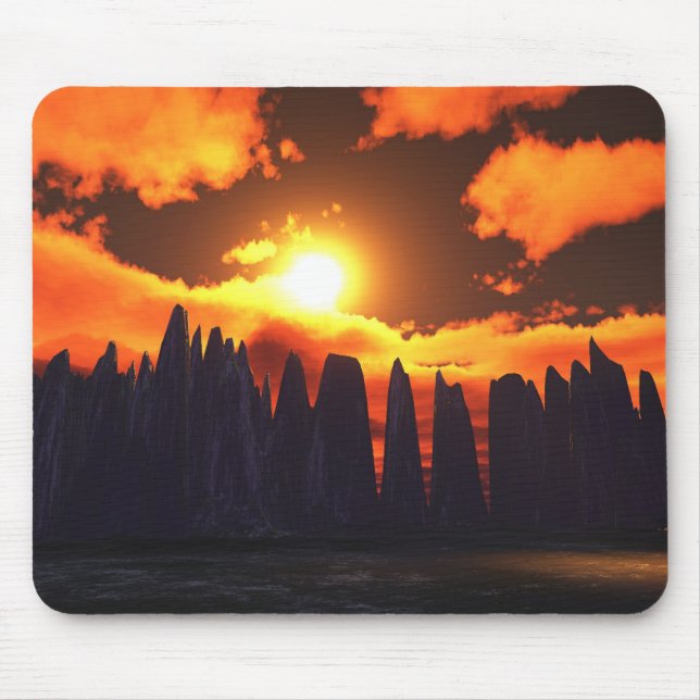 Mousepad Nascer do sol da garganta (Frente)