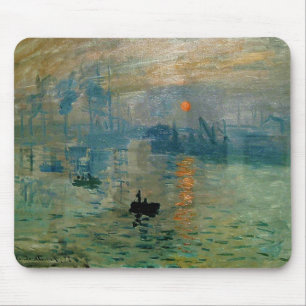 Mousepad Nascer do sol da impressão de Monet (soleil