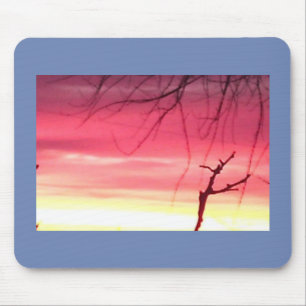 Mousepad Nascer do sol do inverno do amanhecer