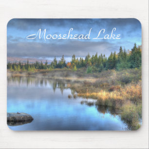 Mousepad Nascer do sol do outono no lago Maine Moosehead