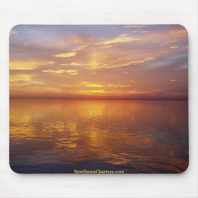 Mousepad Nascer do sol na baía de Biscayne (Frente)