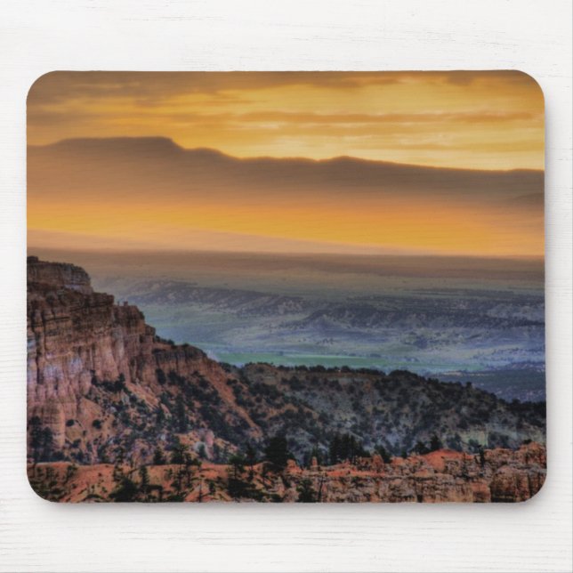 Mousepad Nascer do sol na garganta de Bryce (Frente)