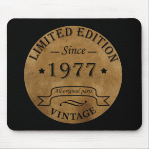 Mousepad Nascer em 1977 Vintage Classic