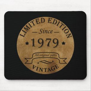 Mousepad Nascer em 1979 Vintage Classic