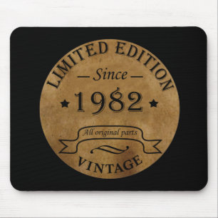 Mousepad Nascer em 1982 vintage clássico