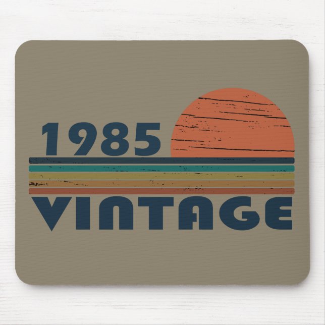 Mousepad nascer em 1985 presente de aniversário de 40 anos  (Frente)